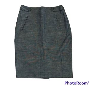 Navy Blue Pencil Skirt Ann Taylor Loft